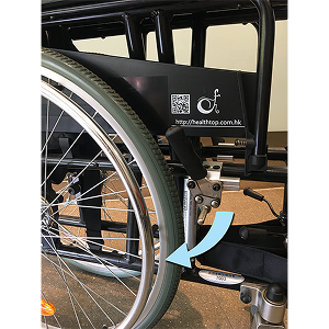 Lock the wheelchair brakes when the user is getting in, getting out, or when the wheelchair is stationary.